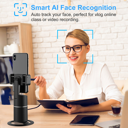 Auto Face Tracking Phone Selfie Stick Smart 360° Rotation Holder